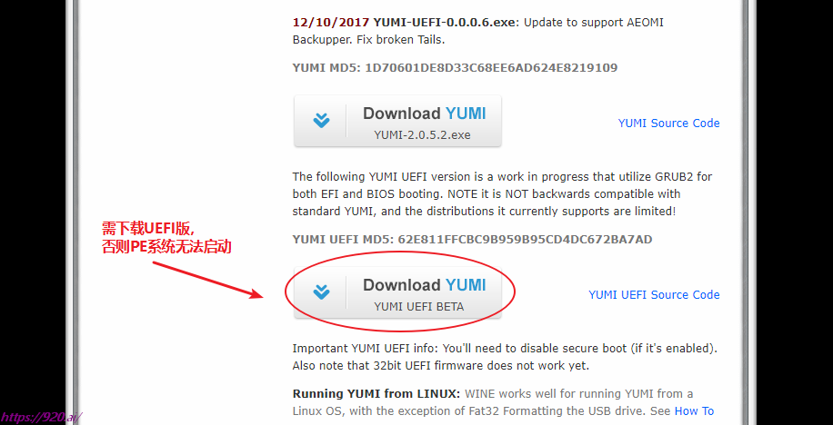 download YUMI 2.0.9.4 / UEFI / exFAT